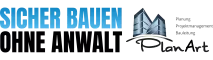 Vision: Sicher bauen ohne Anwalt, Logo: Planart